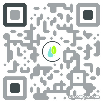 QR code with logo W6t0
