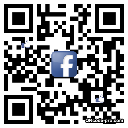 QR code with logo WFp0