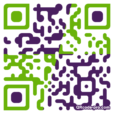 QR code with logo WTr0