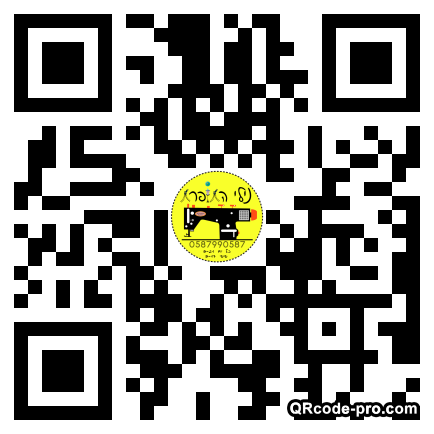 QR code with logo WVd0