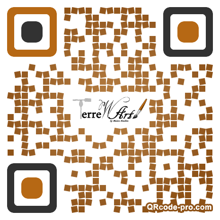 QR code with logo We70