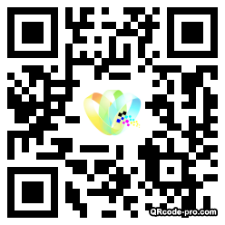 QR code with logo WeJ0
