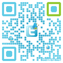 QR code with logo WkR0