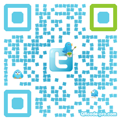 QR code with logo WxI0