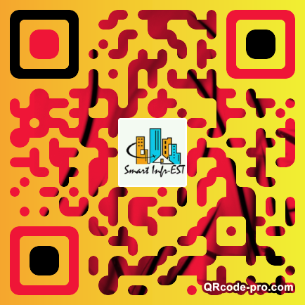 QR code with logo X190