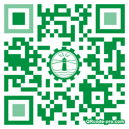 QR code with logo XCF0
