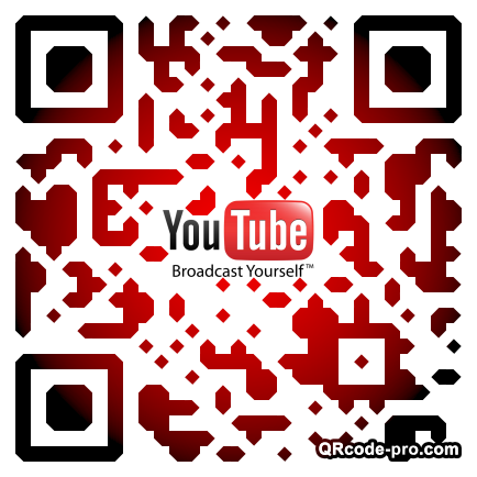 QR code with logo XCX0