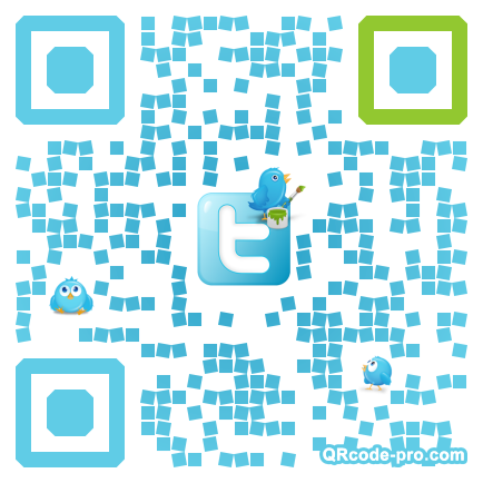 QR code with logo XCm0