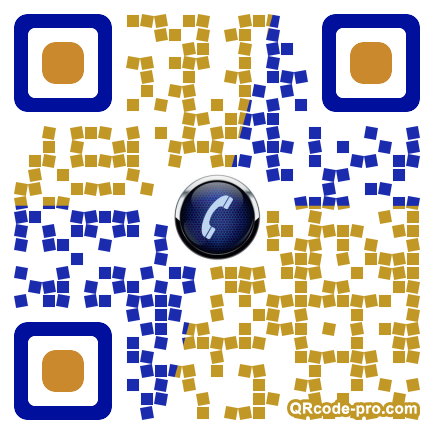 QR code with logo XPp0