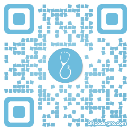 QR code with logo XS20