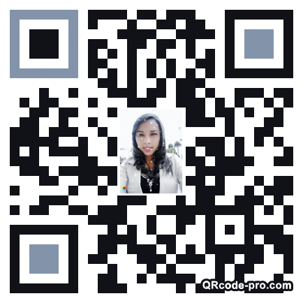 QR code with logo XdH0