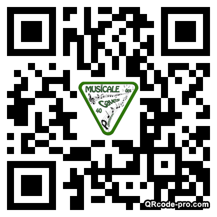 QR code with logo XkC0