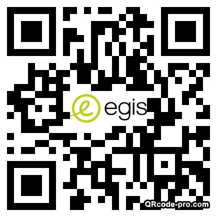 QR code with logo YVF0