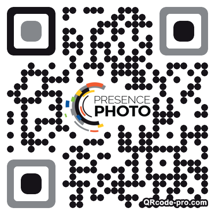 QR code with logo YVG0