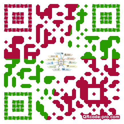 QR code with logo Yfb0