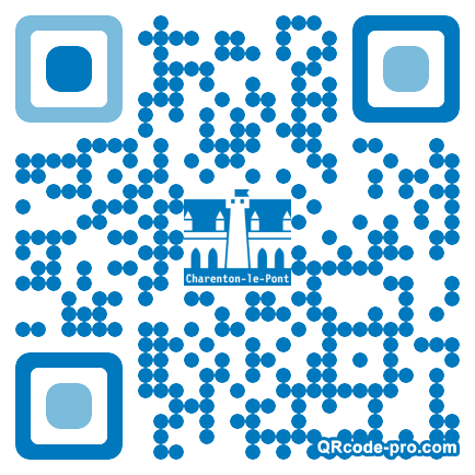 QR code with logo Yla0