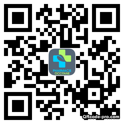 QR code with logo Yzm0