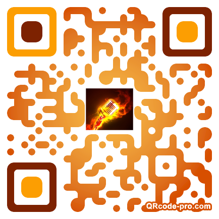 QR code with logo ZFS0
