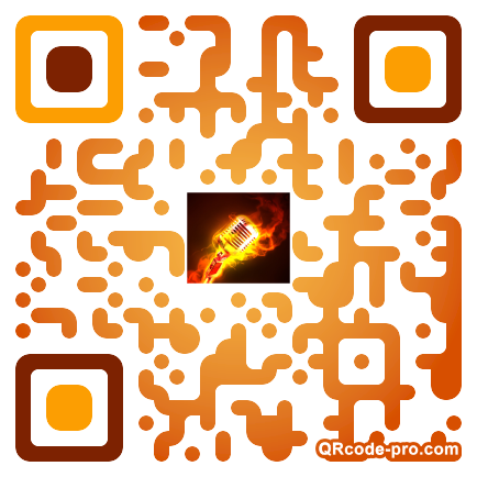 QR code with logo ZFW0