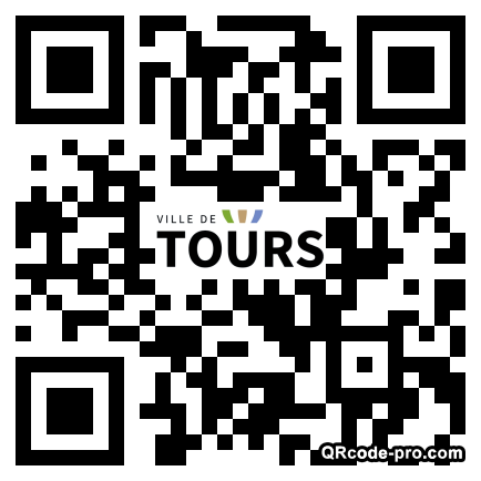 QR code with logo Zdn0
