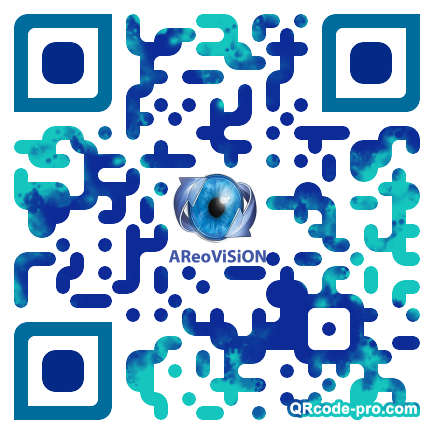 QR code with logo aGK0