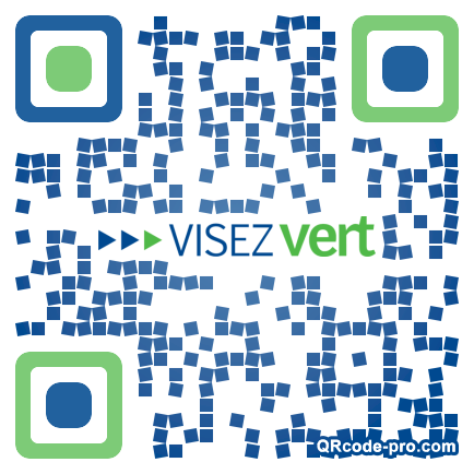 QR code with logo aRR0