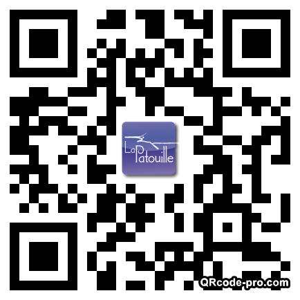 QR code with logo aUg0