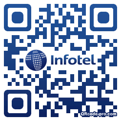QR code with logo bDw0