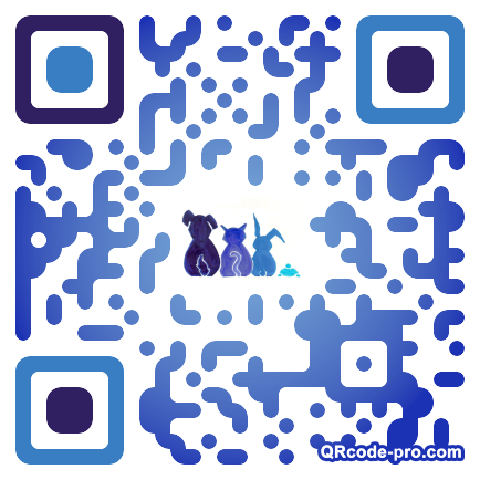 QR code with logo bMF0