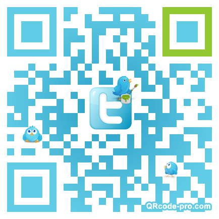 QR code with logo bVY0
