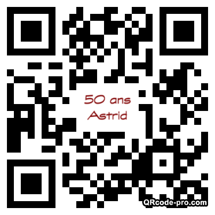 QR code with logo cP20