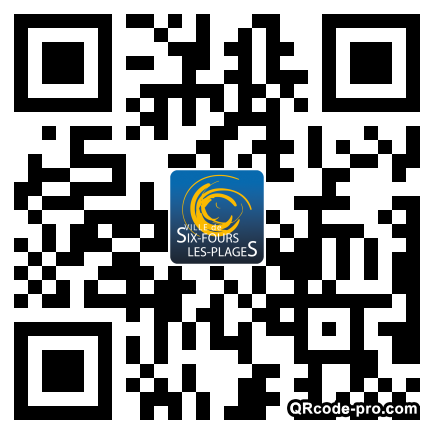 QR code with logo cP70