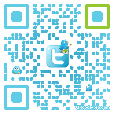 QR code with logo clg0