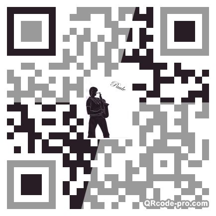 QR code with logo cr50