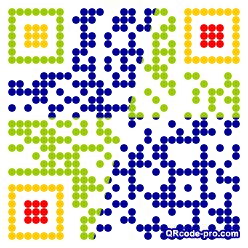QR code with logo dRk0