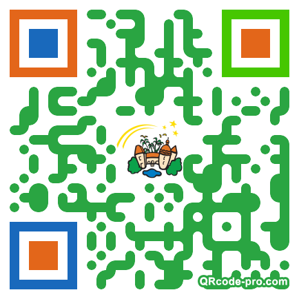 QR code with logo f880