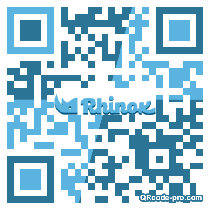 QR code with logo fif0
