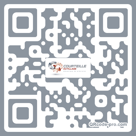 QR code with logo fk40