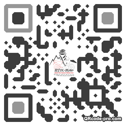 QR code with logo gnh0