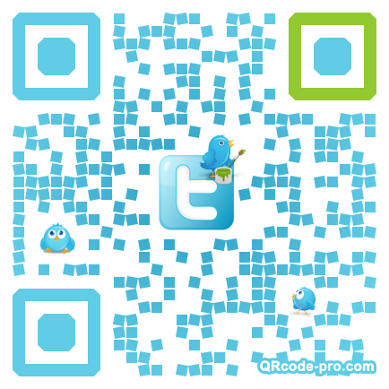 QR code with logo hb20