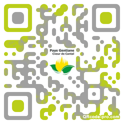 QR code with logo jFO0
