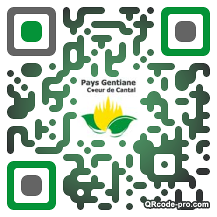 QR code with logo jH40