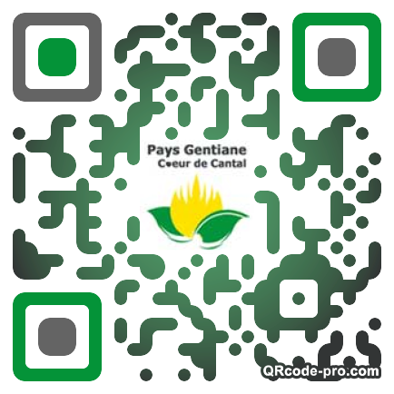 QR code with logo jH60