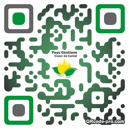 QR code with logo jH80