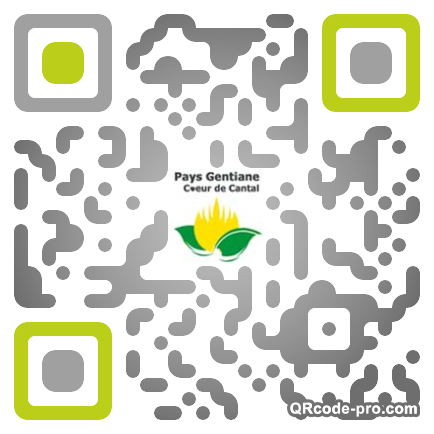 QR code with logo jH90