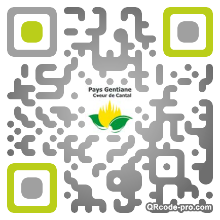 QR code with logo jHe0