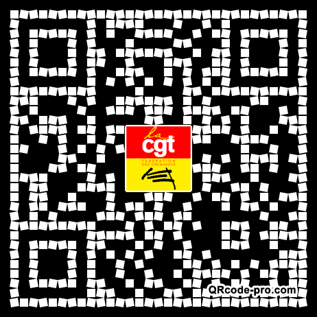 QR code with logo jdH0