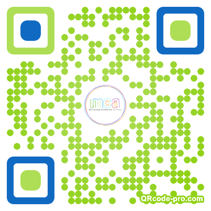 QR code with logo k780