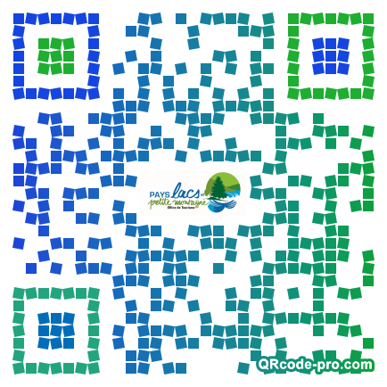 QR code with logo kAM0