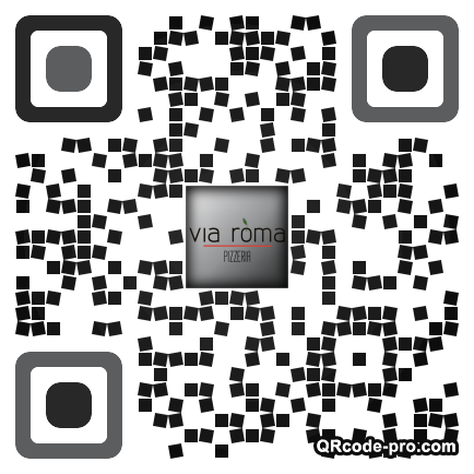 QR code with logo kW70